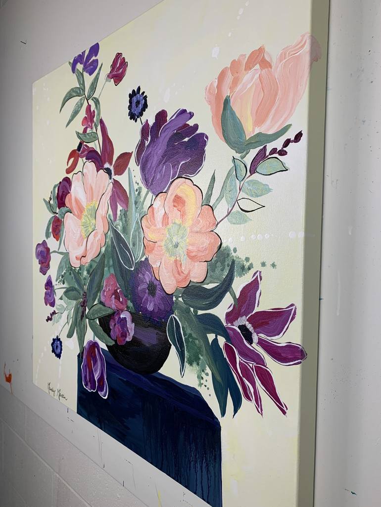 Original Floral Painting by Mandy Martin