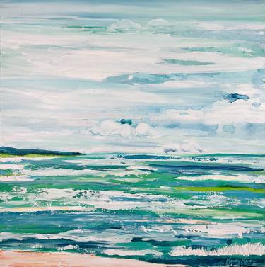 Original Abstract Expressionism Beach Paintings by Mandy Martin