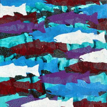 Print of Abstract Fish Paintings by Perry Rath