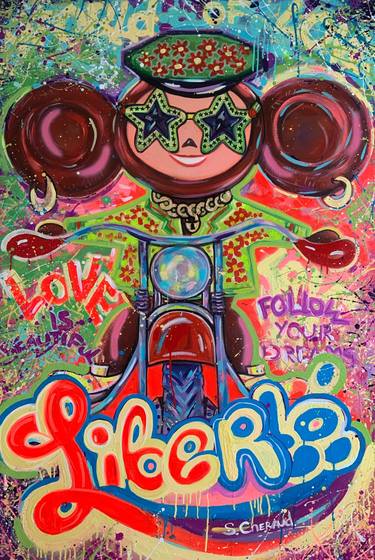 Original Motorcycle Paintings by Svetlana Cheraud