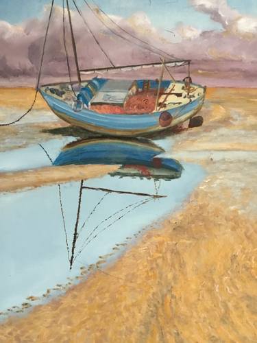 Print of Boat Paintings by Martyn Fletcher