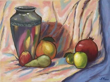 Still life with fruits. Enspired by Paul Cézanne. thumb