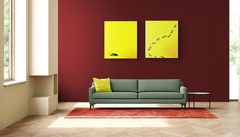 Print of Minimalism Abstract Painting by Natasha Starnichuk
