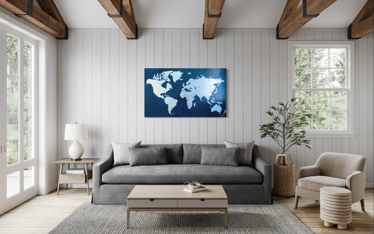 Original Abstract Expressionism Abstract Painting by Murcy Art