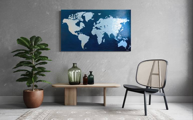 Original Abstract Expressionism Abstract Painting by Murcy Art