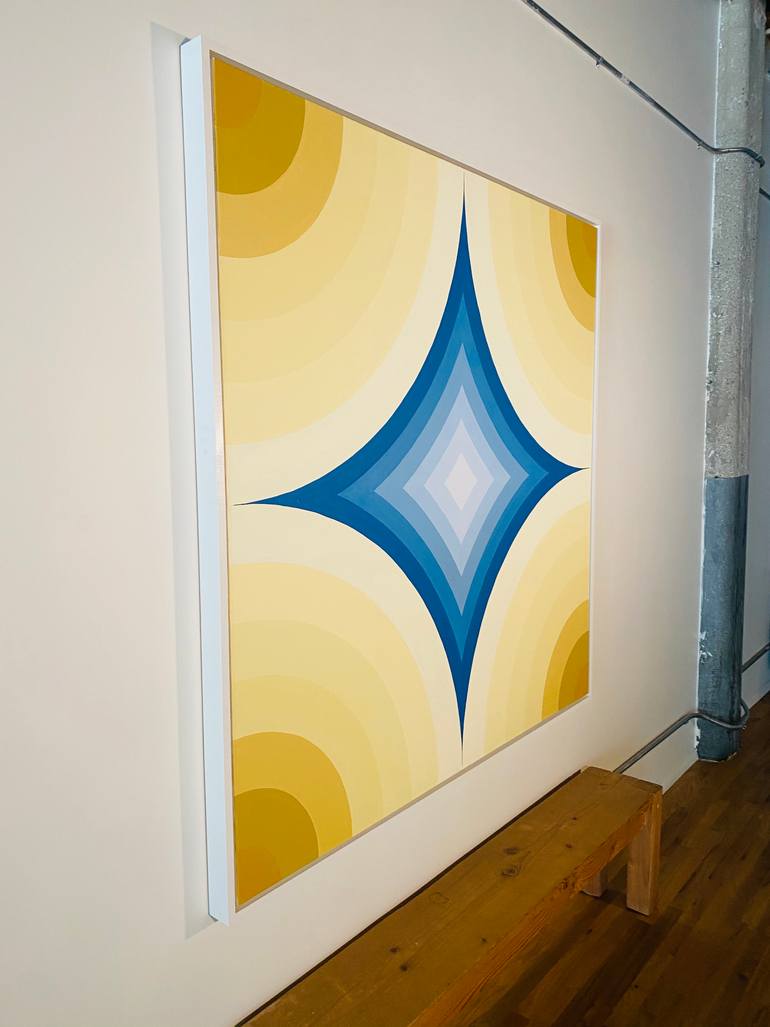 Original Modernism Geometric Painting by Matthew Sove