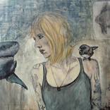 Tell Me About the Sea (Self Portrait with Dream Animals) by Christina Loraine
