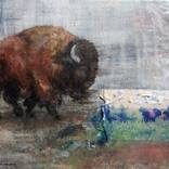Bison Bystander by Christina Loraine