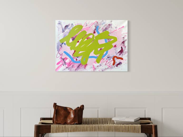 Original Abstract Painting by Annie Porsa