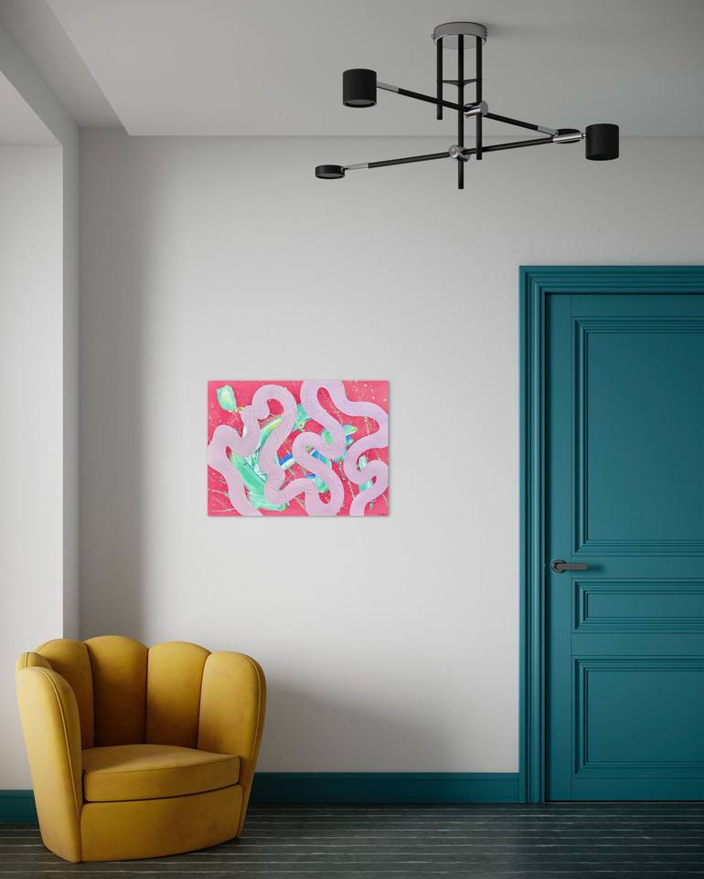 Original Abstract Painting by Annie Porsa