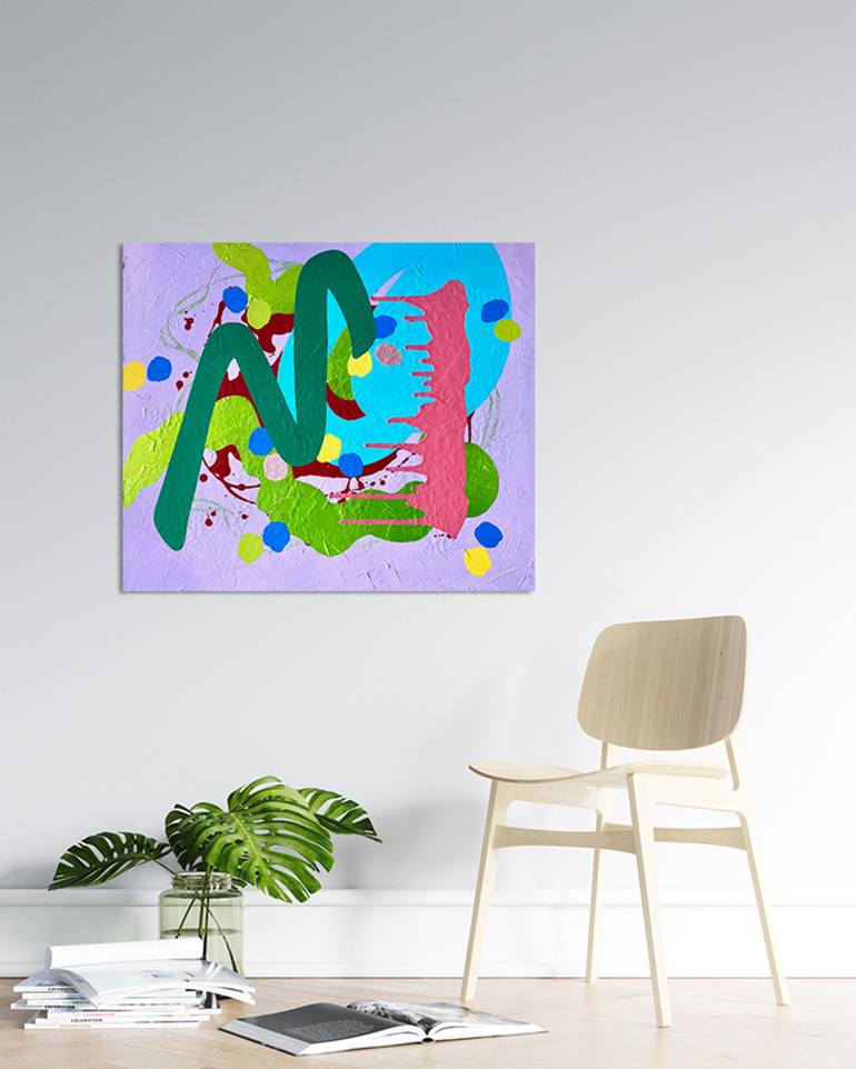 Original Abstract Painting by Annie Porsa