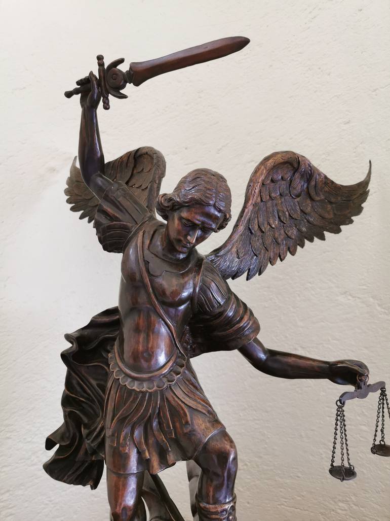 Original Figurative Religion Sculpture by Arthur Javier Lopez Carrillo