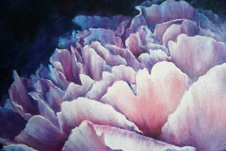 Original Floral Painting by Lara Gamayunova