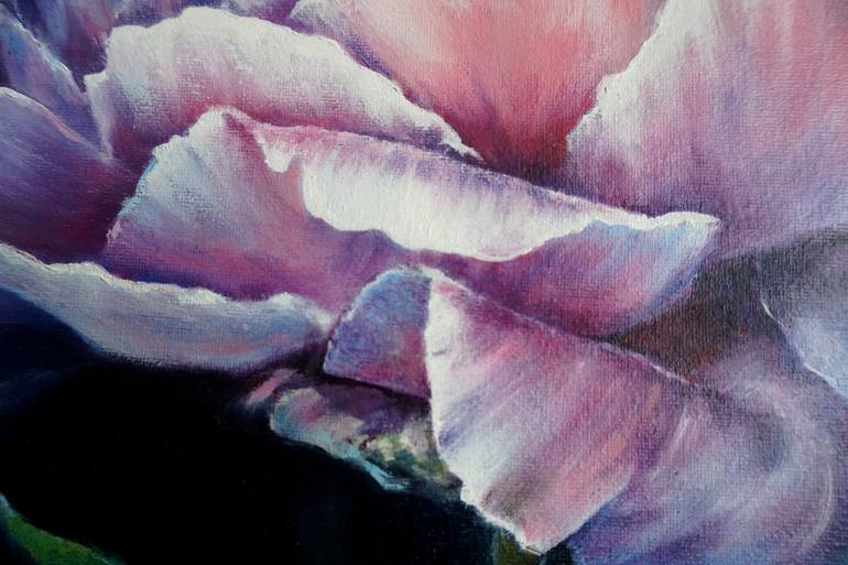 Original Fine Art Floral Painting by Lara Gamayunova