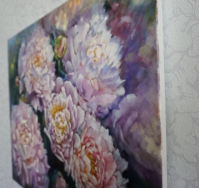 Original Fine Art Floral Painting by Lara Gamayunova