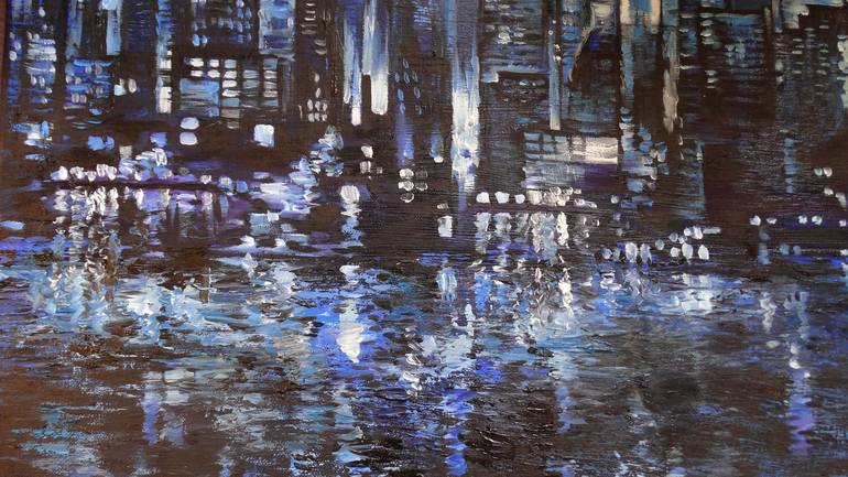 Original Fine Art Cities Painting by Alla Kropanina