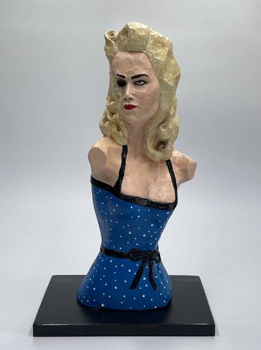 Original Surrealism Women Sculpture by Julia Hardy