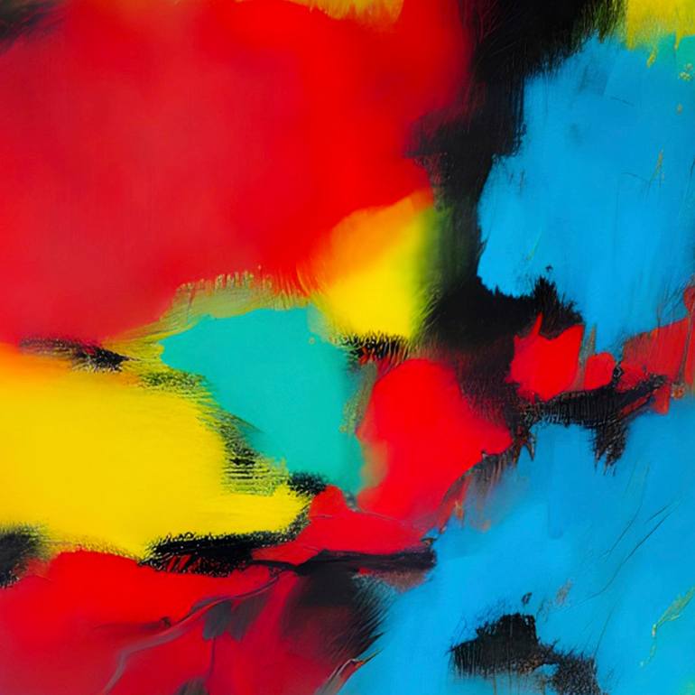 Original Art Deco Abstract Digital by Qazi Shaharyar  Akhter
