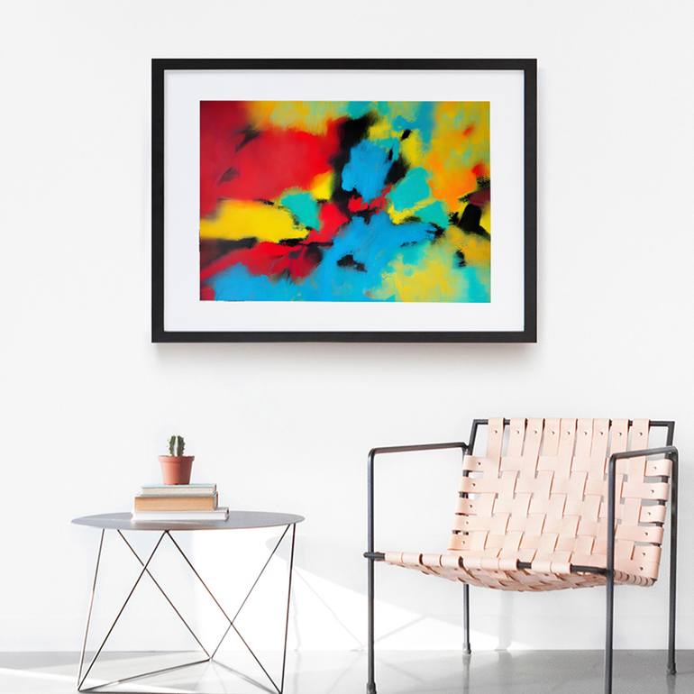 Original Art Deco Abstract Digital by Qazi Shaharyar  Akhter