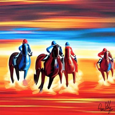 Print of Horse Digital by Qazi Shaharyar Akhter