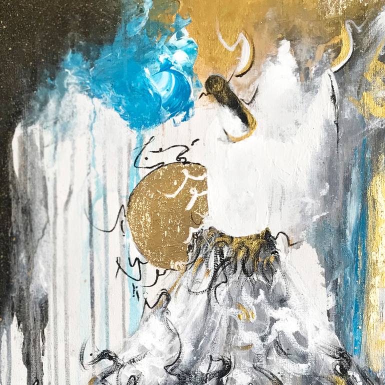 Original Conceptual Pop Culture/Celebrity Painting by Qazi Shaharyar  Akhter