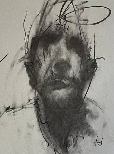 Original Abstract Expressionism Abstract Drawings by Mark Vanner