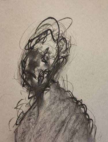 Original Figurative Abstract Drawings by Mark Vanner