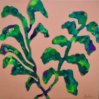 Print of Abstract Expressionism Botanic Paintings by Anya Love