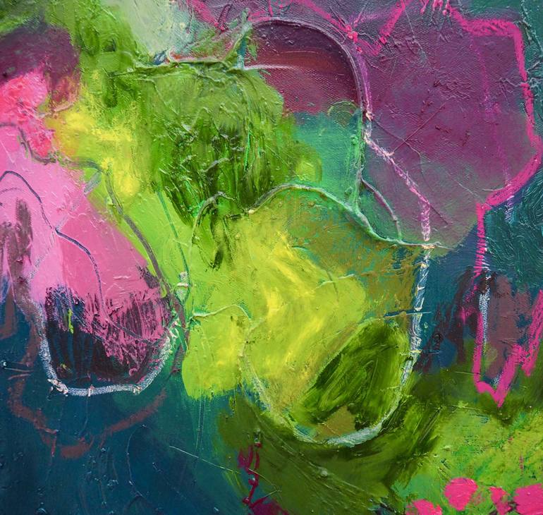 Original Abstract Expressionism Abstract Painting by Anya Love