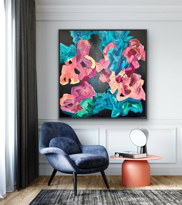 Original Abstract Expressionism Abstract Painting by Anya Love