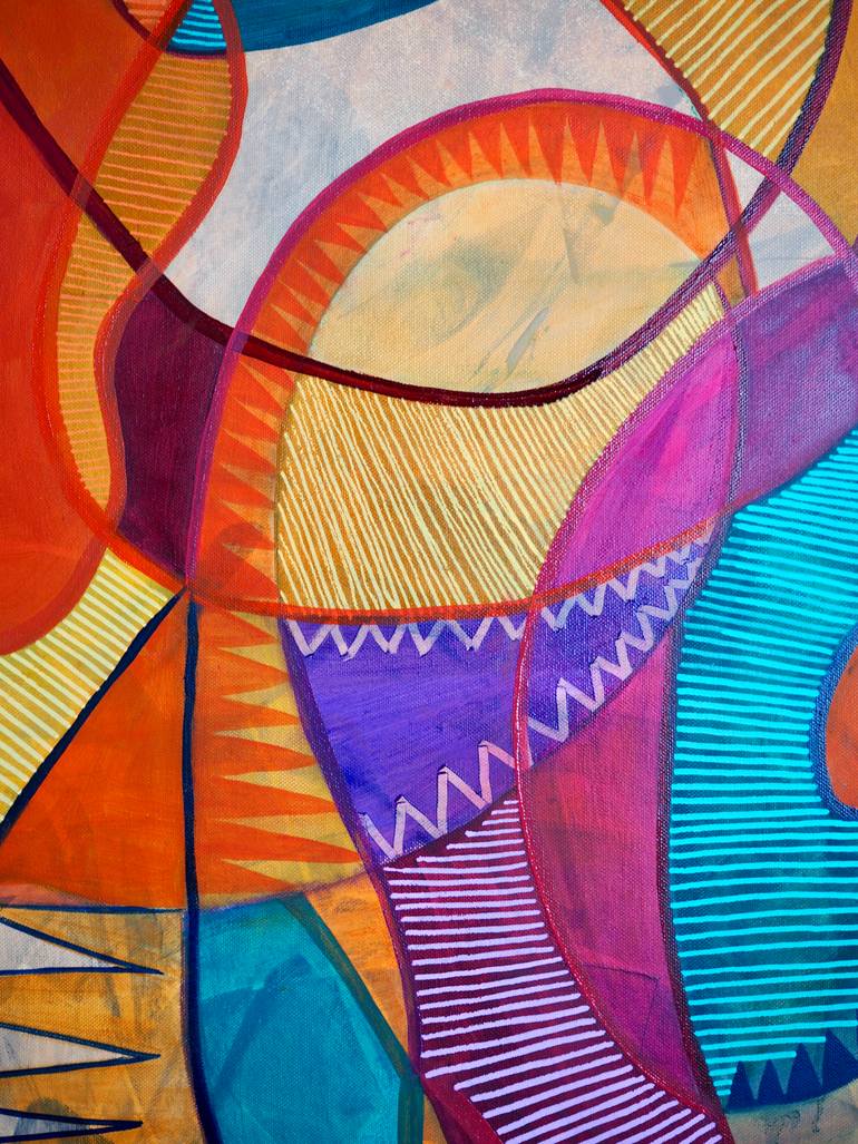 Original Abstract Expressionism Abstract Painting by Anya Love