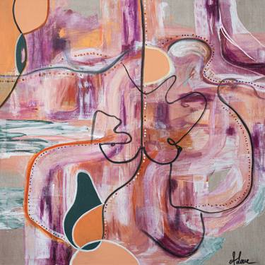 Print of Abstract Expressionism Abstract Paintings by Anya Love