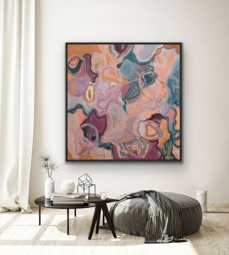 Original Expressionism Abstract Painting by Anya Love
