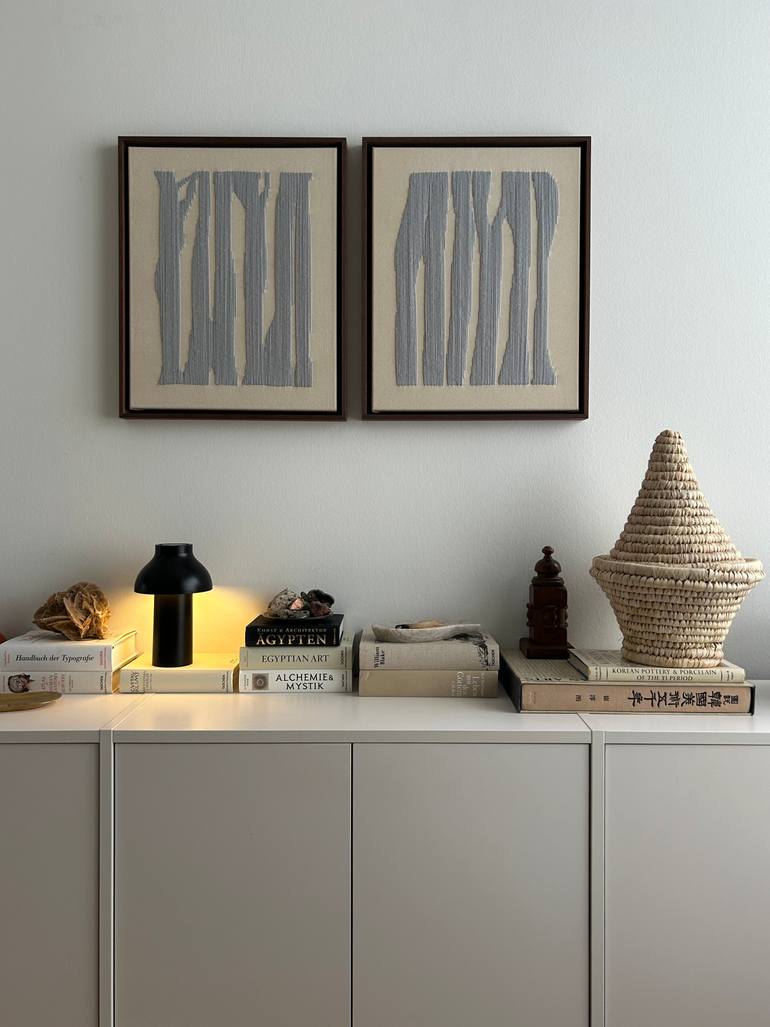 Original Minimalism Abstract Mixed Media by Silvija Kicivoj