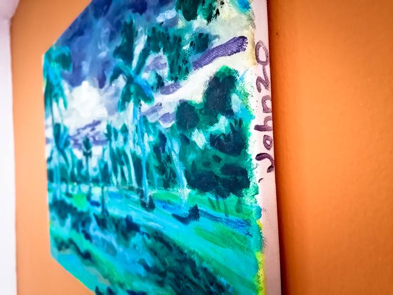 Original Expressionism Landscape Painting by John Williams