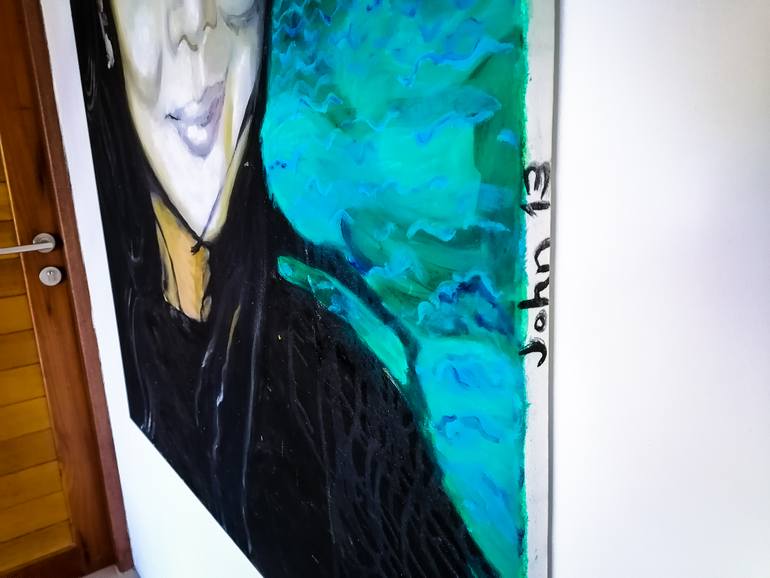 Original Expressionism People Painting by John Williams