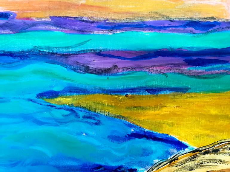 Original Expressionism Landscape Painting by John Williams