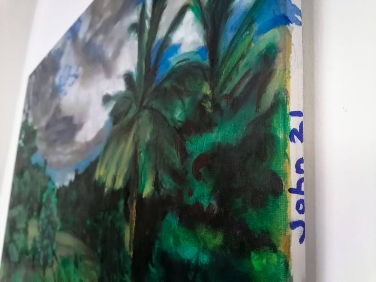 Original Expressionism Landscape Painting by John Williams