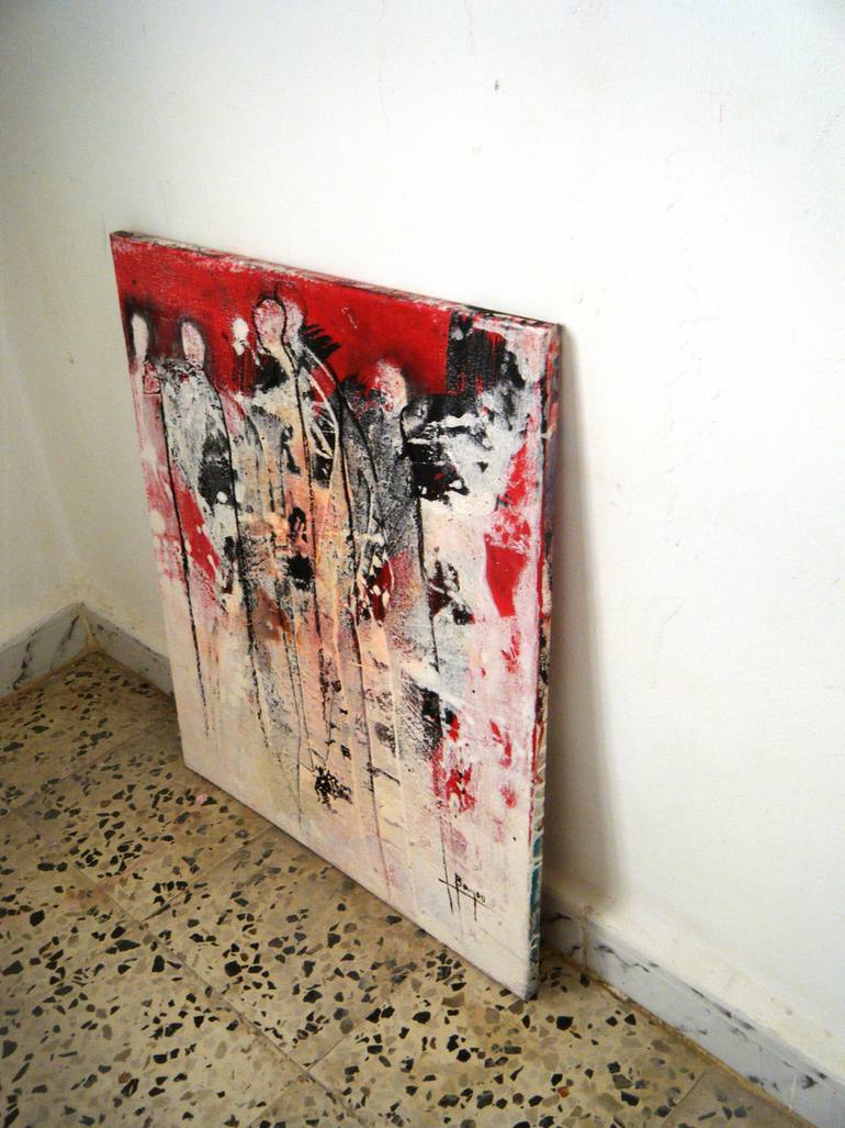 Original Abstract Light Painting by Hadjira Bayou