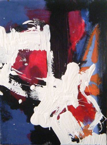 Print of Abstract Expressionism Abstract Paintings by Hadjira Bayou
