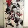 Acrylic on canvas
Abstract
Red and black
Le rouge et et noir