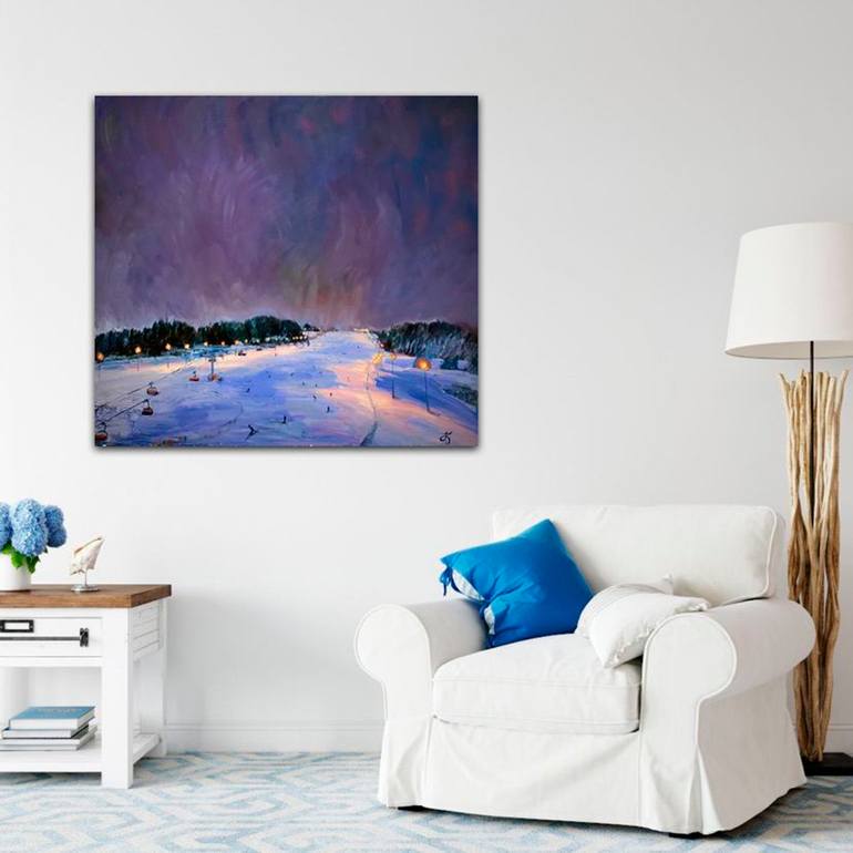 Original Impressionism Landscape Painting by Anna Bondar