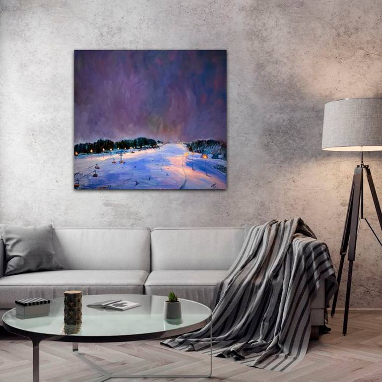 Original Impressionism Landscape Painting by Anna Bondar