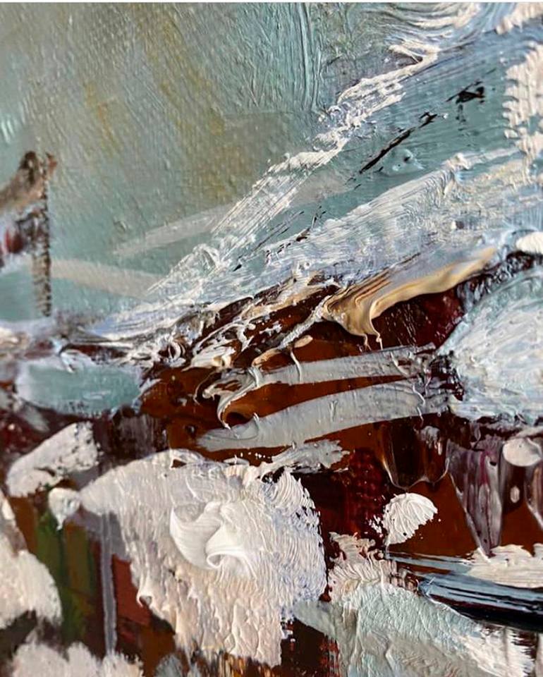 Original Abstract Landscape Painting by Anna Bondar