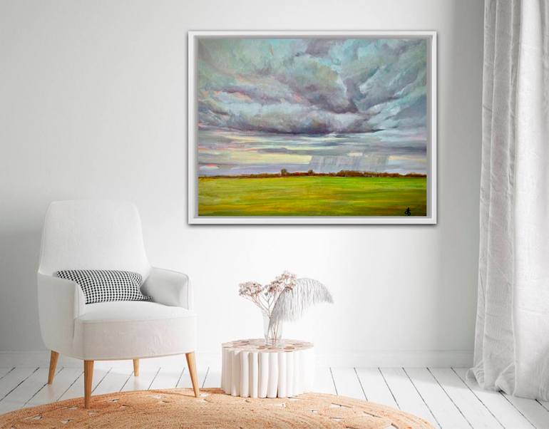 Original Impressionism Landscape Painting by Anna Bondar