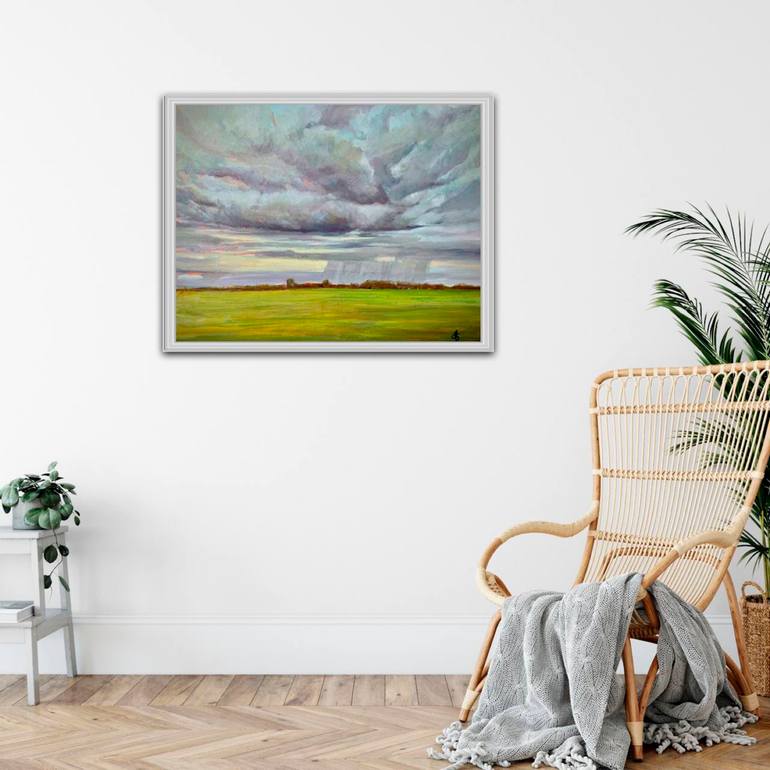 Original Impressionism Landscape Painting by Anna Bondar