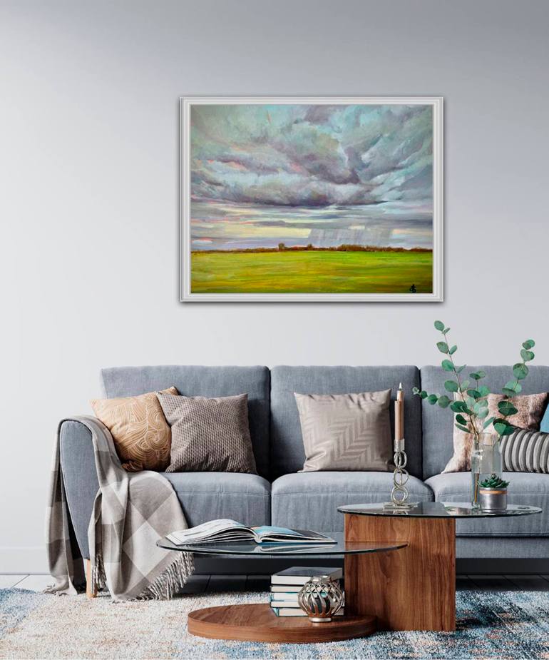 Original Impressionism Landscape Painting by Anna Bondar