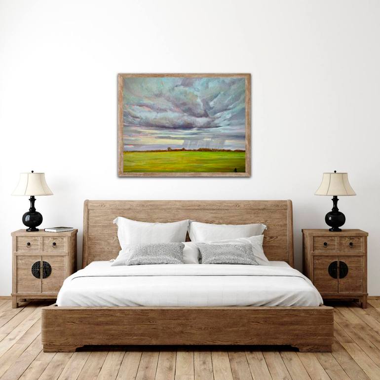 Original Impressionism Landscape Painting by Anna Bondar