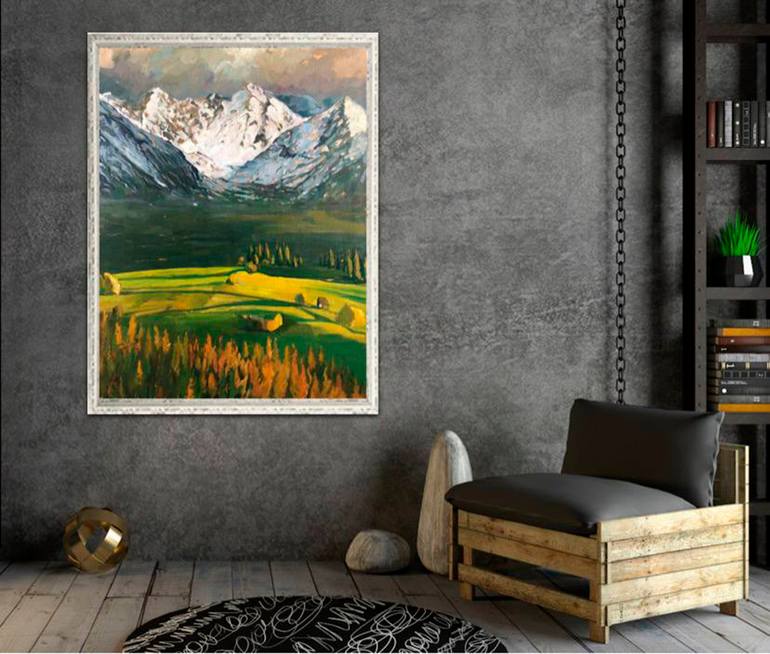 Original Realism Landscape Painting by Anna Bondar