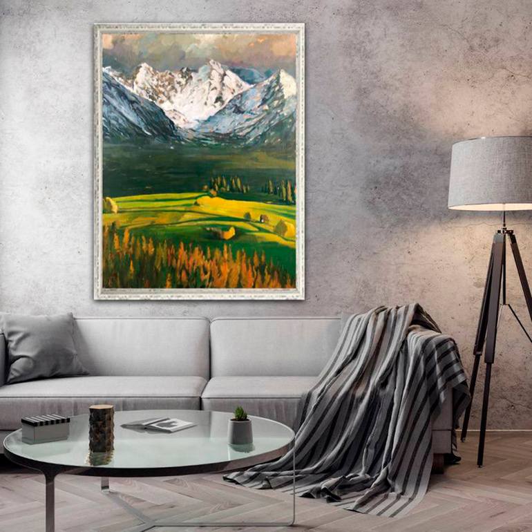Original Realism Landscape Painting by Anna Bondar